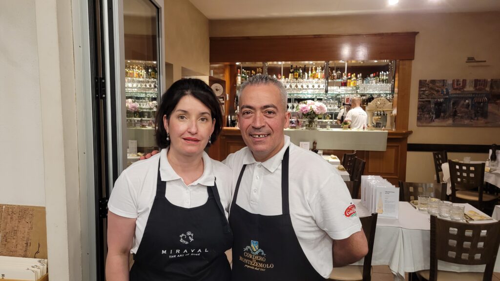 Joaquim et Carla, Restaurant Da Gianni